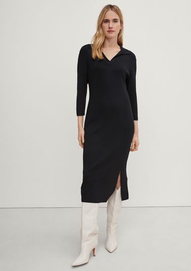 Midi dress made of blended viscose from comma