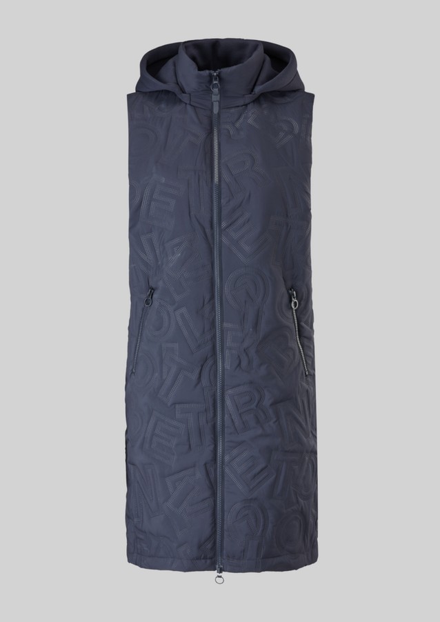 Women Jackets | Body warmer with a textured pattern - TI33218