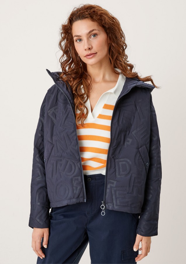 Damen Jacken | Jacke mit Logo-Prägung - DH23405