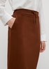 Regular fit: midi skirt with an elasticated waistband from comma