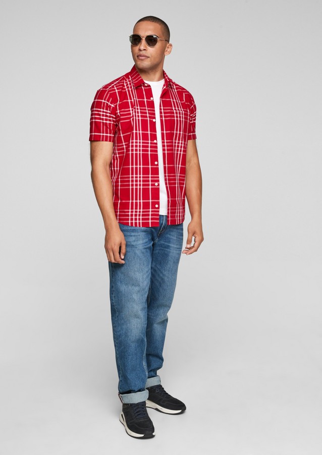 Hommes Chemises | Regular : chemise à manches courtes à carreaux - ME63192