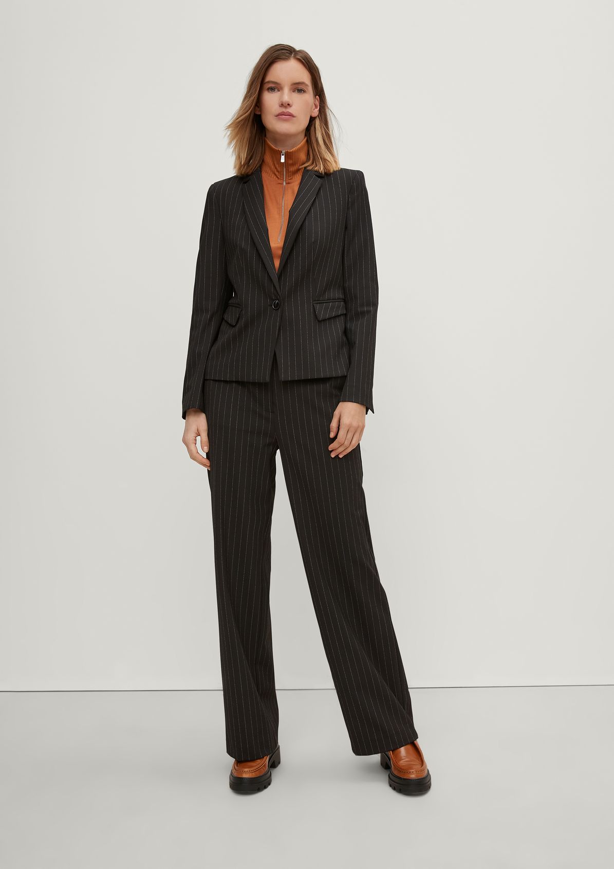 Regular: wide-leg trousers from comma