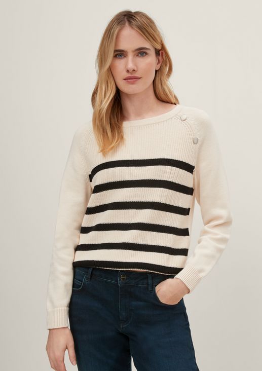 Pullover mit Streifen 