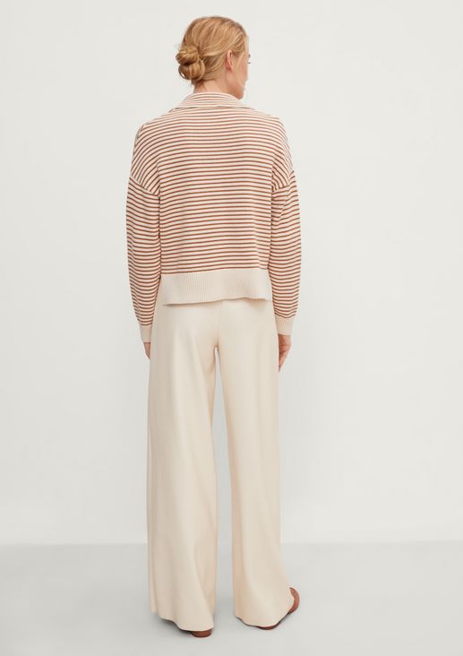 Jumper in a striped design from comma