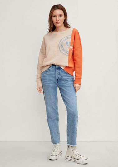 Regular fit: 7/8-length mom jeans from comma