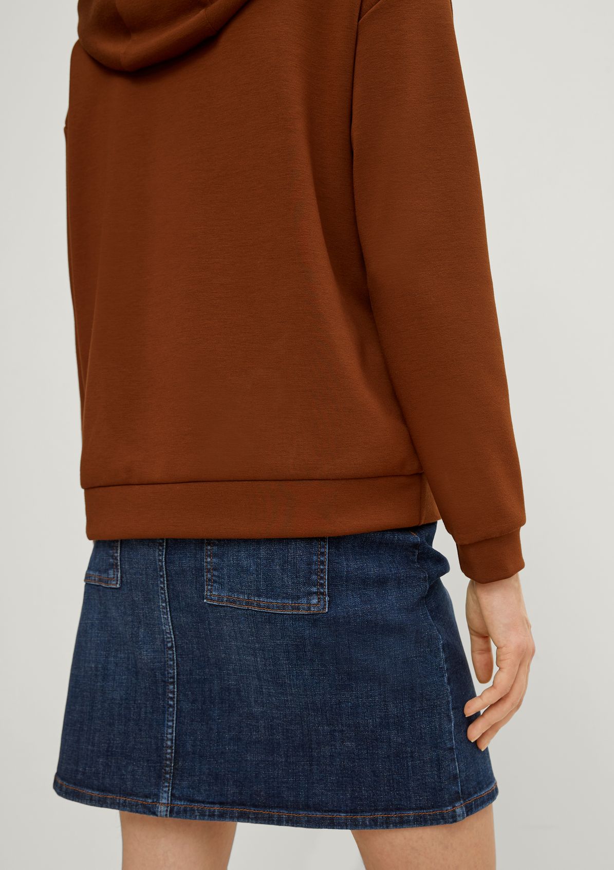 Modal blend hooded jumper from comma