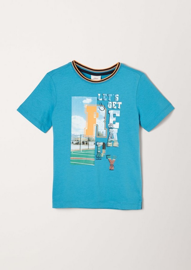 Junior Kids (sizes 92-140) | Jersey top with a front print - AH10068