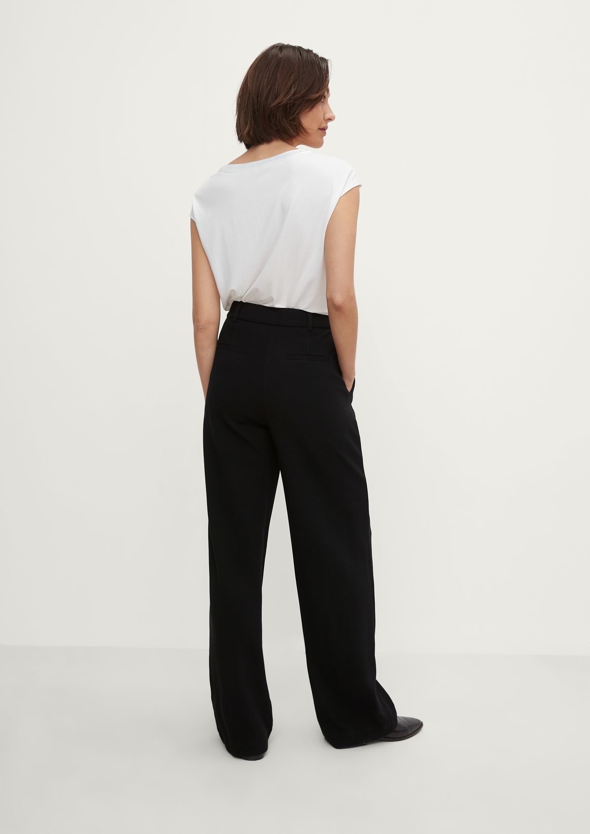 Regular: wide-leg trousers from comma