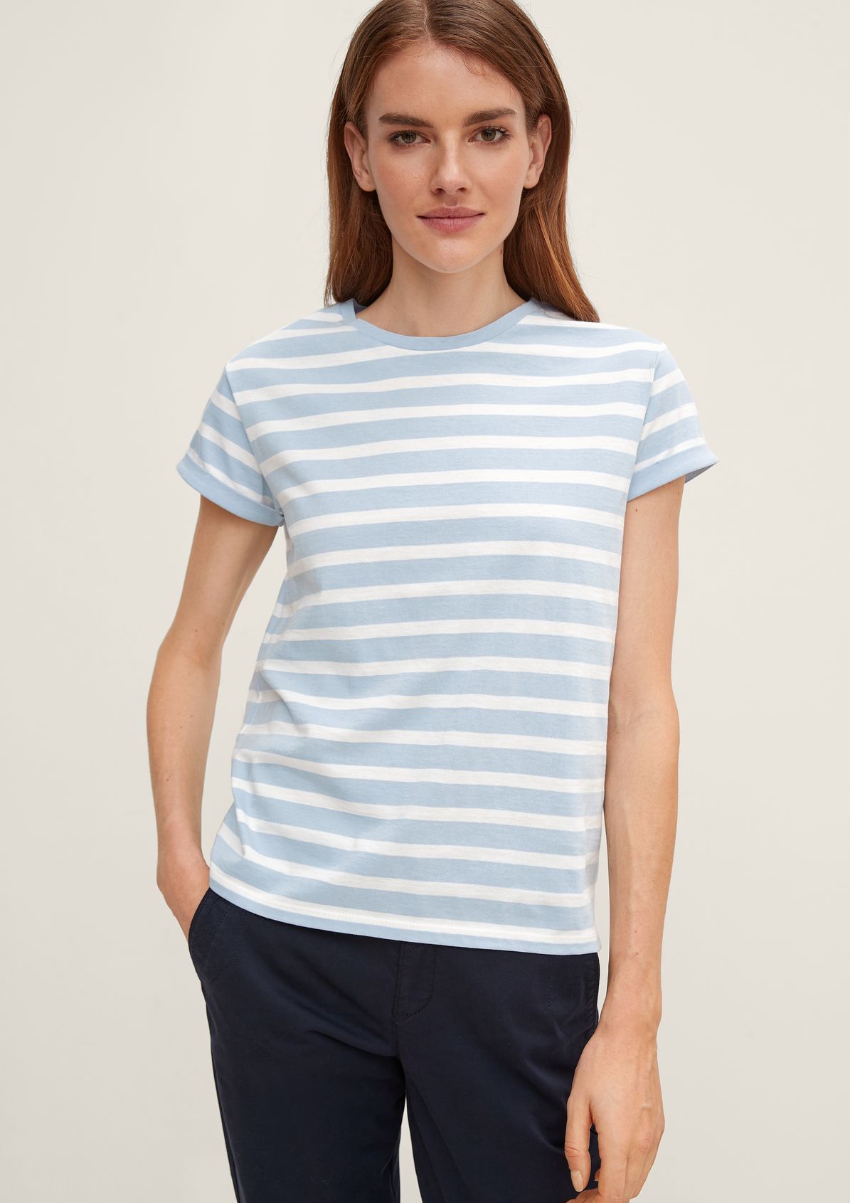 Cotton jersey top from comma