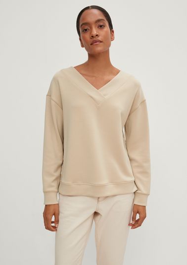 Soft sweatshirt with tape from comma