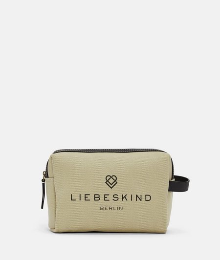 Small cosmetic pouch in cotton from liebeskind