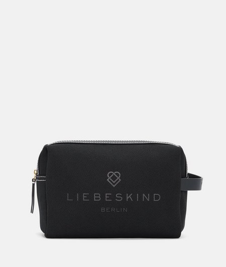 Cotton cosmetics pouch from liebeskind