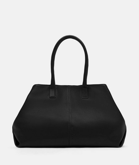 Large shopper made of soft leather from liebeskind