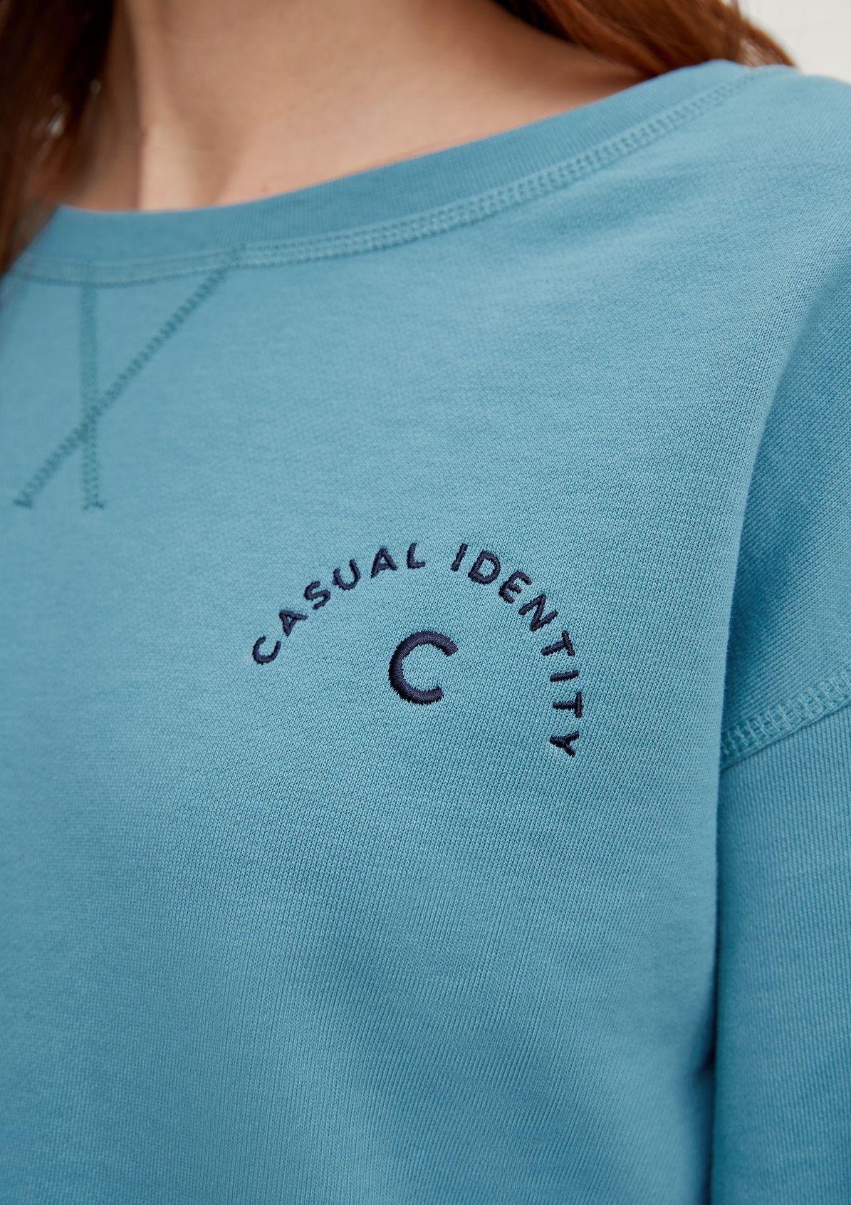 Cropped sweatshirt from comma