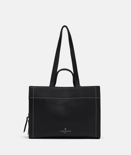 Leather handbag in a medium-sized format from liebeskind