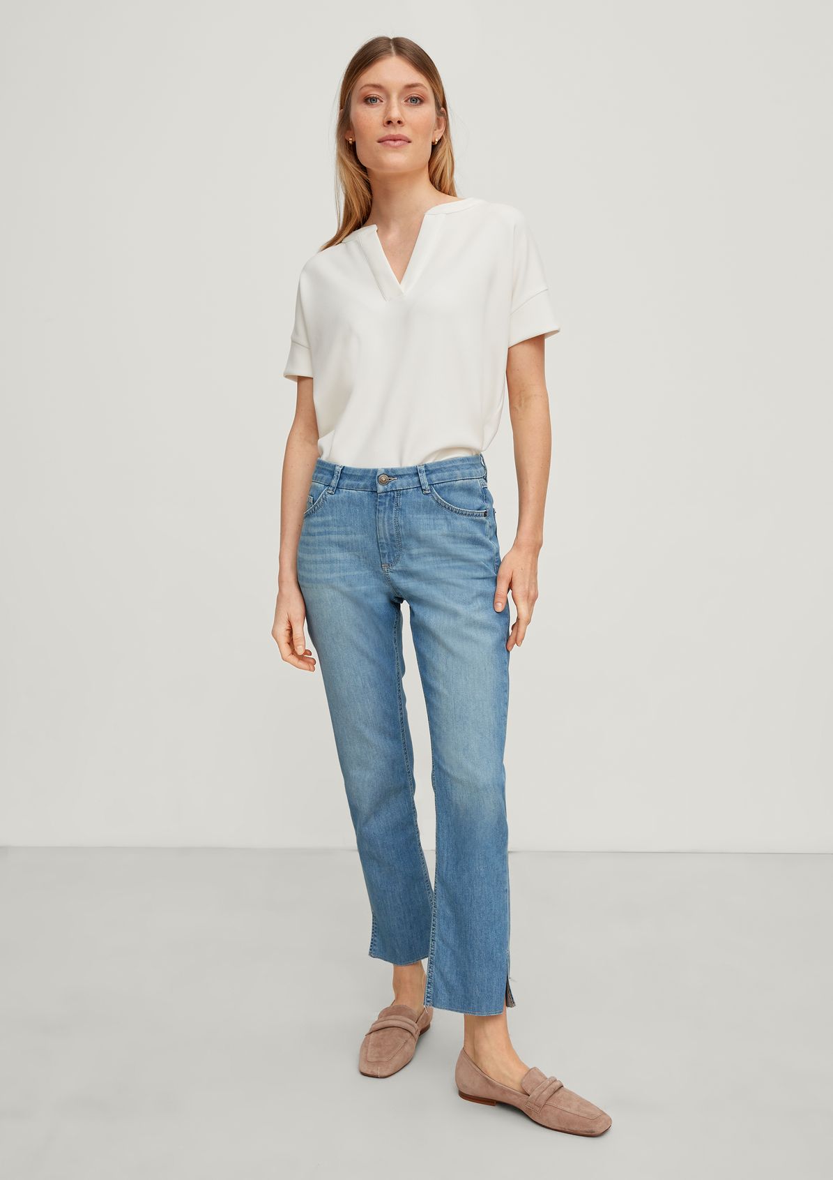 Regular fit: jeans with a straight leg from comma