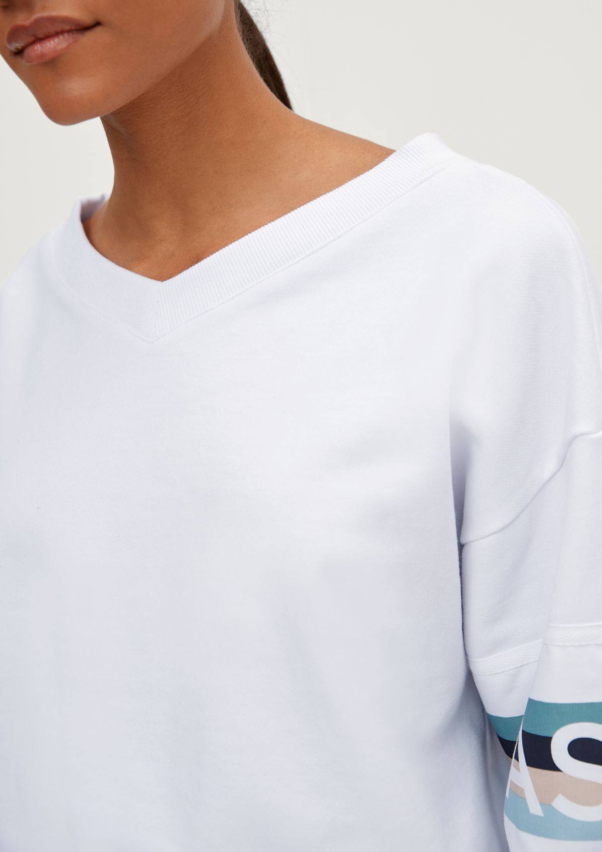 Sweat-shirt à empiècement logo de Comma