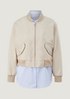 Bomber jacket with a blouse insert from comma