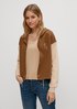 Sweatshirt jacket in a college style from comma