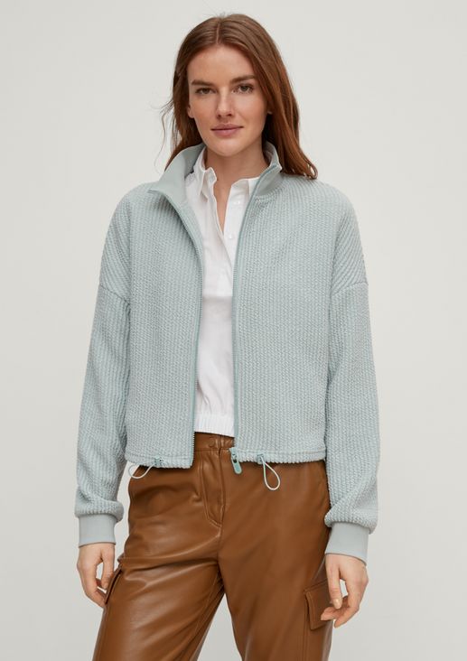Jacket with a textured pattern from comma