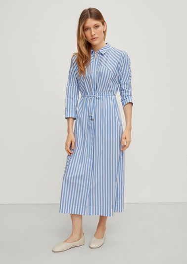 Shirt dress with stripes from comma