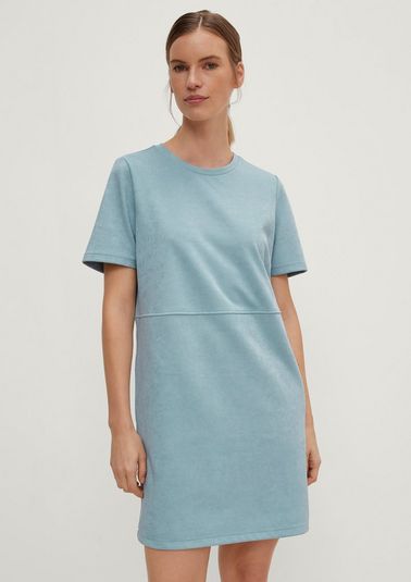 T-shirt dress with slit pockets from comma