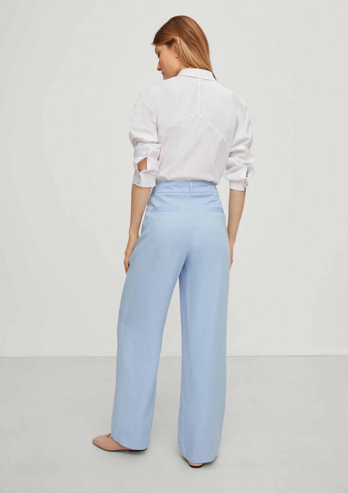 Regular fit: wide-leg trousers from comma