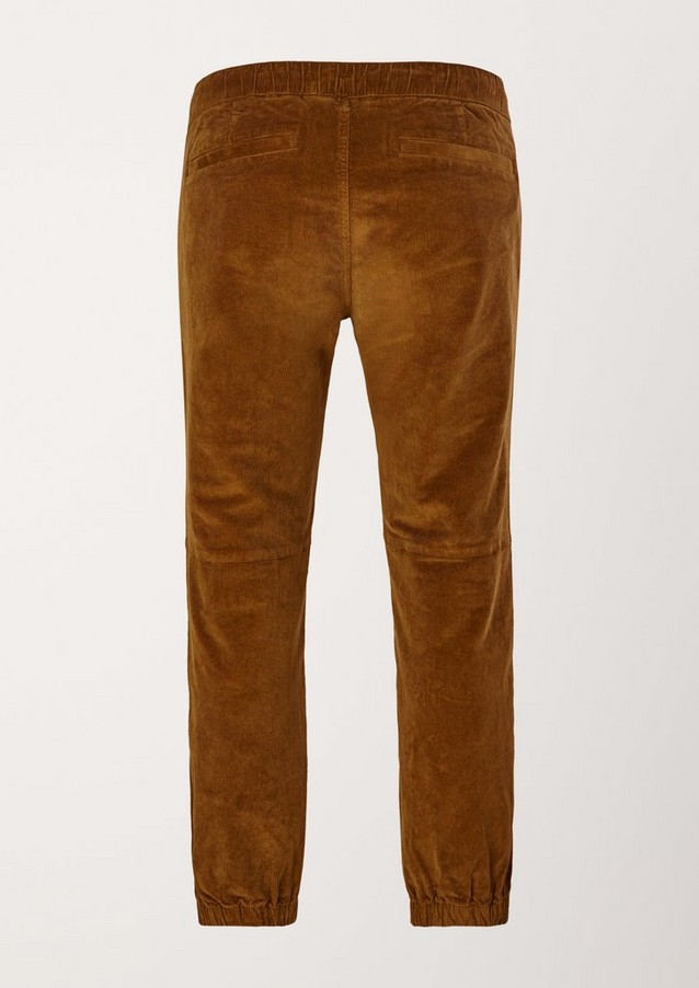 Men Big Sizes | Relaxed fit: corduroy tracksuit bottoms - AW90075