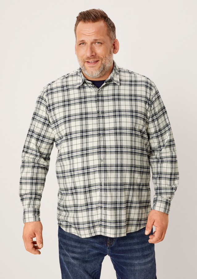 Men Big Sizes | Slim: shirt with a check pattern - AD90968