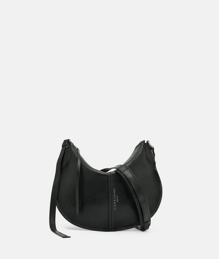 Leather handbag in a half-moon design from liebeskind