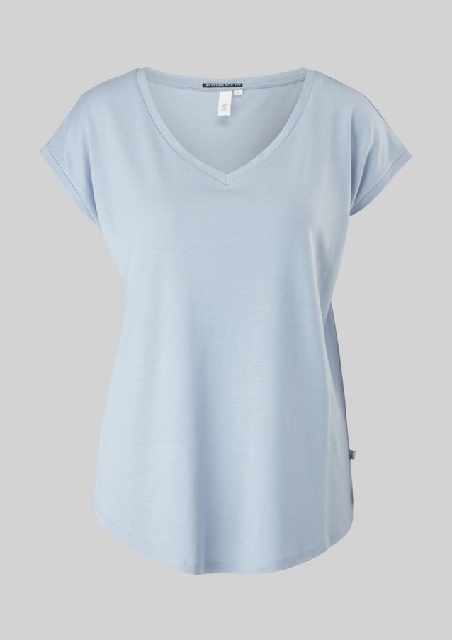 Damen Shirts & Tops | Jerseyshirt mit V-Ausschnitt - FF86070