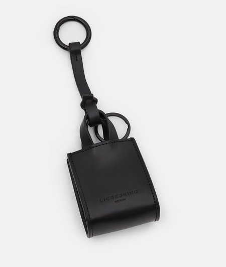 Smooth leather keyring from liebeskind