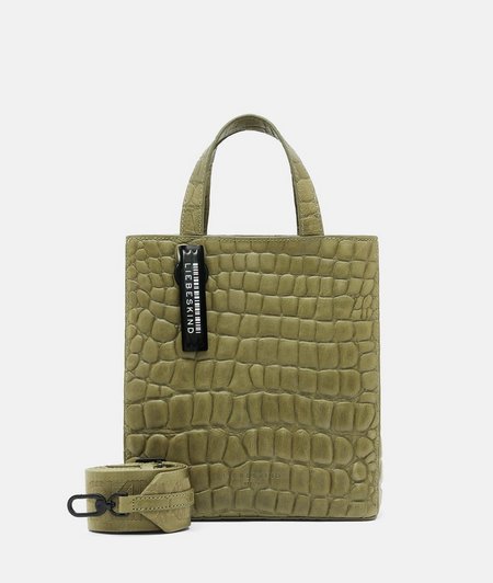 Faux crocodile leather handbag from liebeskind