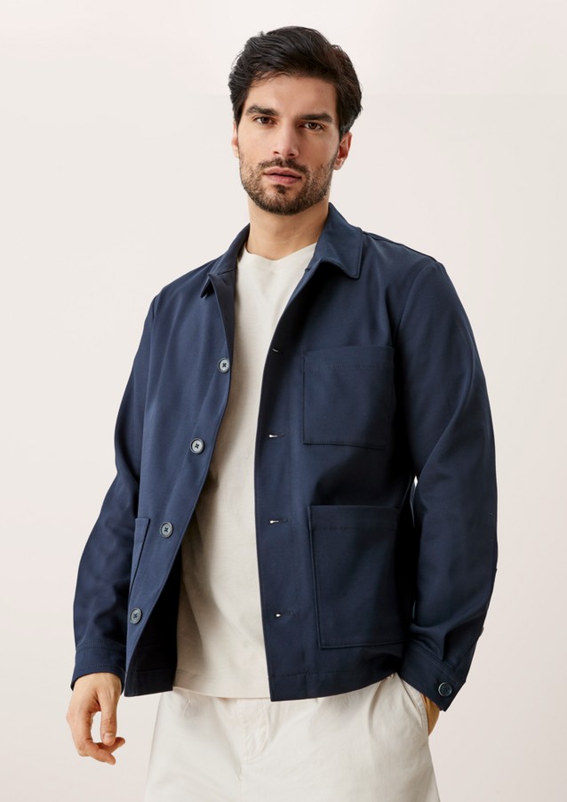 Men Jackets & coats | Overshirt with patch pockets - OR45620