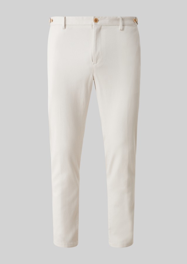 Men Trousers | Slim: trousers with a twill texture - KY87868