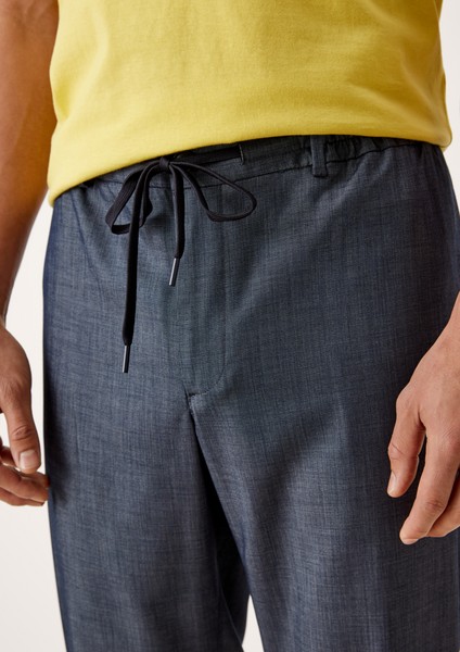 Men Trousers | Slim fit: viscose blend trousers - KT81895