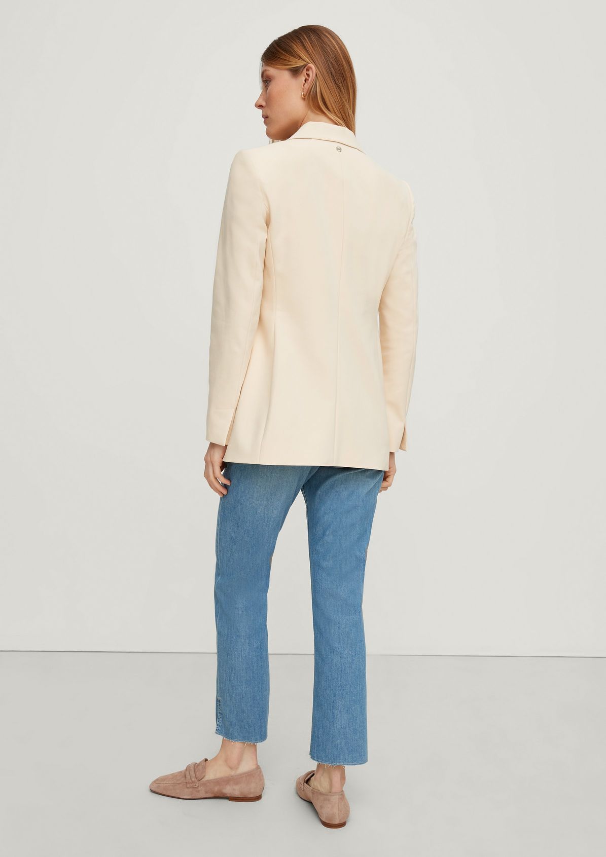 Blended cotton blazer from comma
