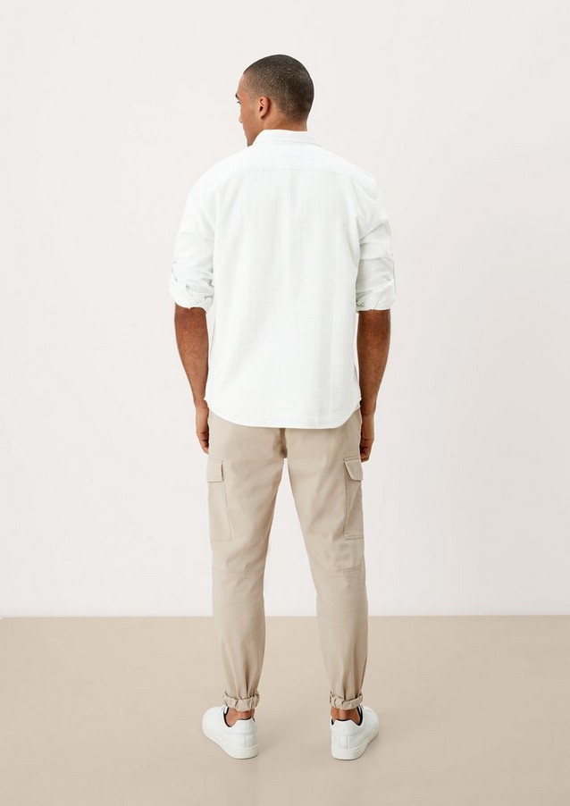 Hommes Chemises | Regular : chemise à motif tissé - VD16590