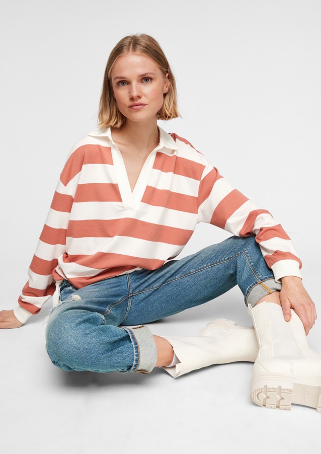 Damen Pullover & Sweatshirts | Sweatshirt mit V-Neck - FM52030