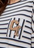 T-shirt à manches longues à motif logo de Comma