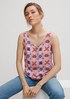V-neck viscose top from comma