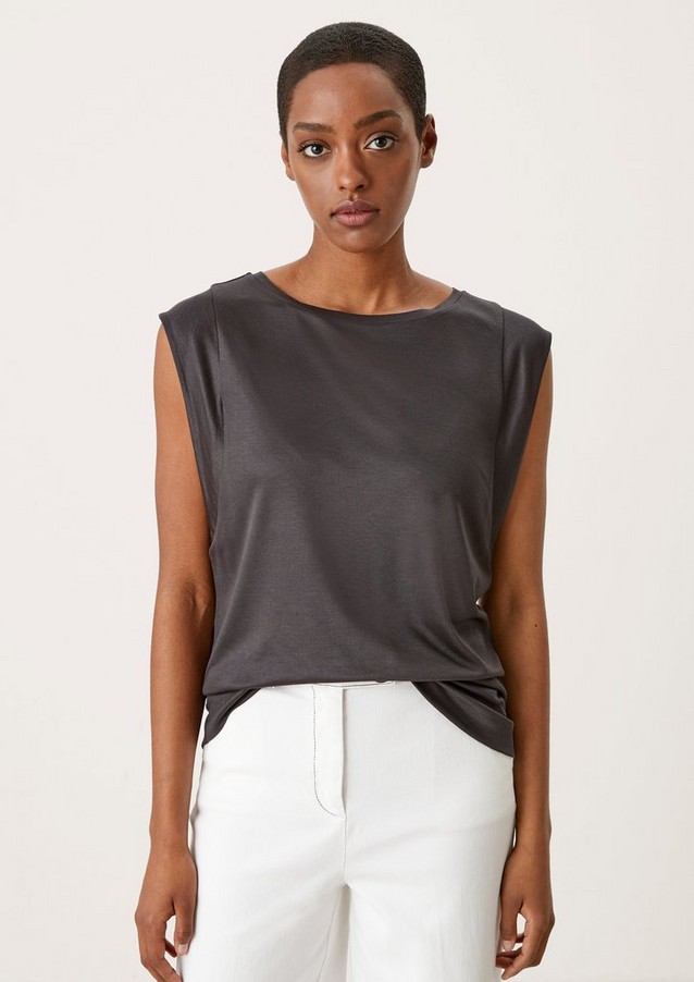 Damen Shirts & Tops | Shirt aus schimmernder Viskose - LP38592