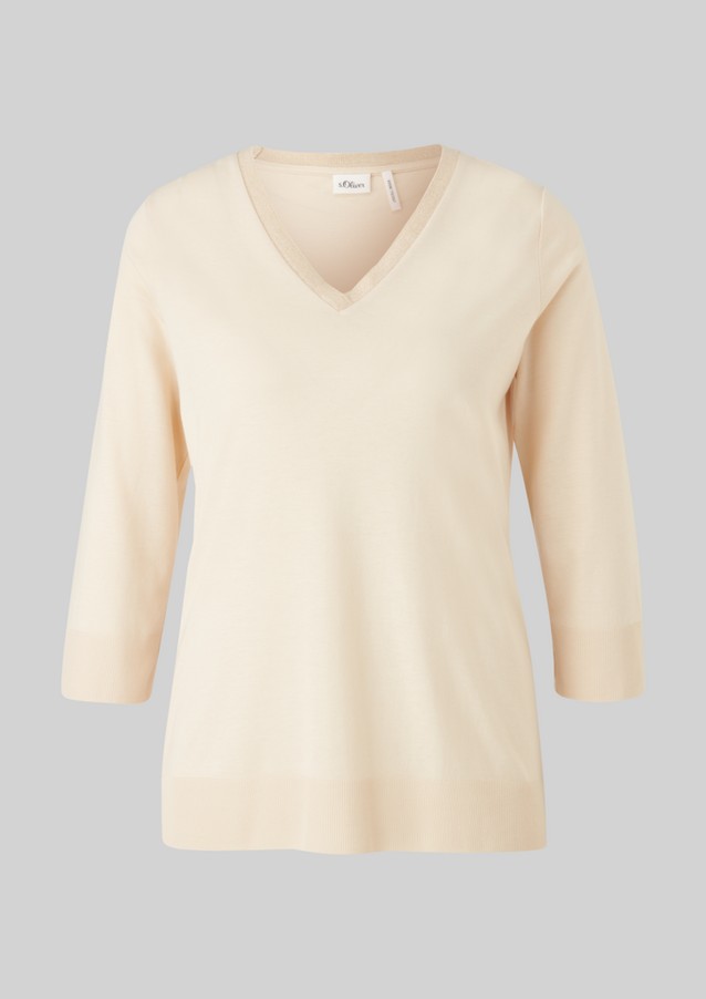 Damen Shirts & Tops | Jerseyshirt mit Rippdetails - DQ23476
