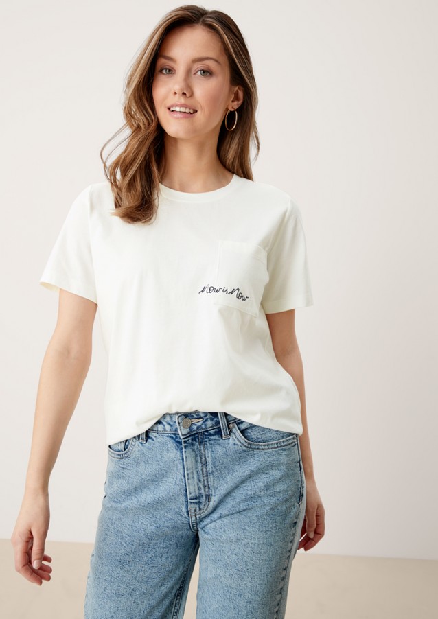 Damen Shirts & Tops | Jerseyshirt mit Stickerei - EH53992