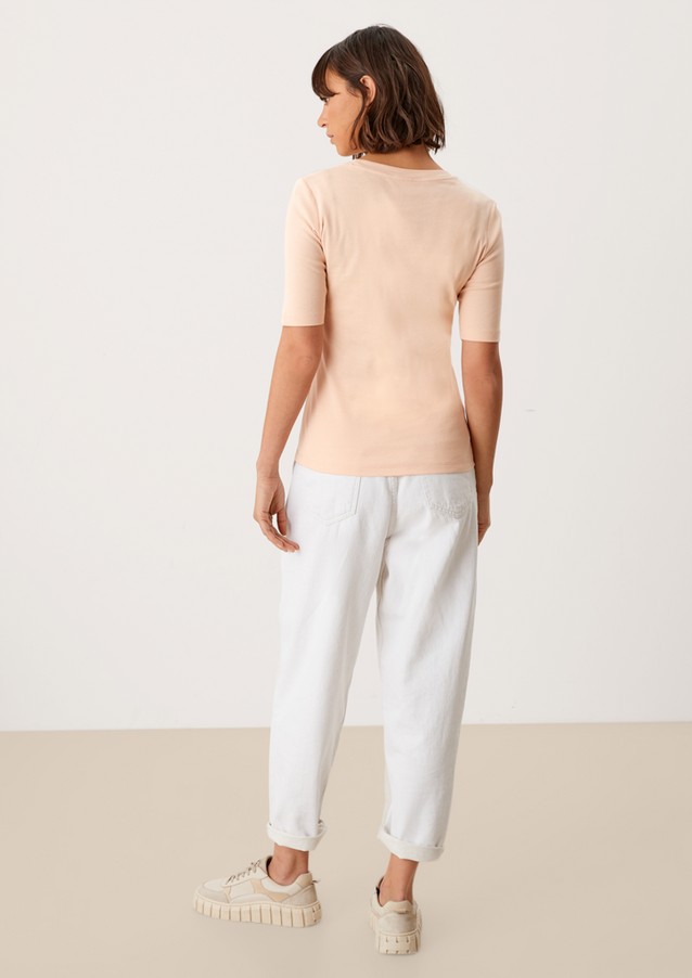 Femmes Shirts & tops | Haut en coton à imprimé sur le devant - GG84365