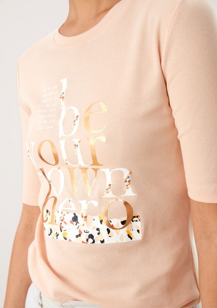 Damen Shirts & Tops | Baumwollshirt mit Frontprint - II70007