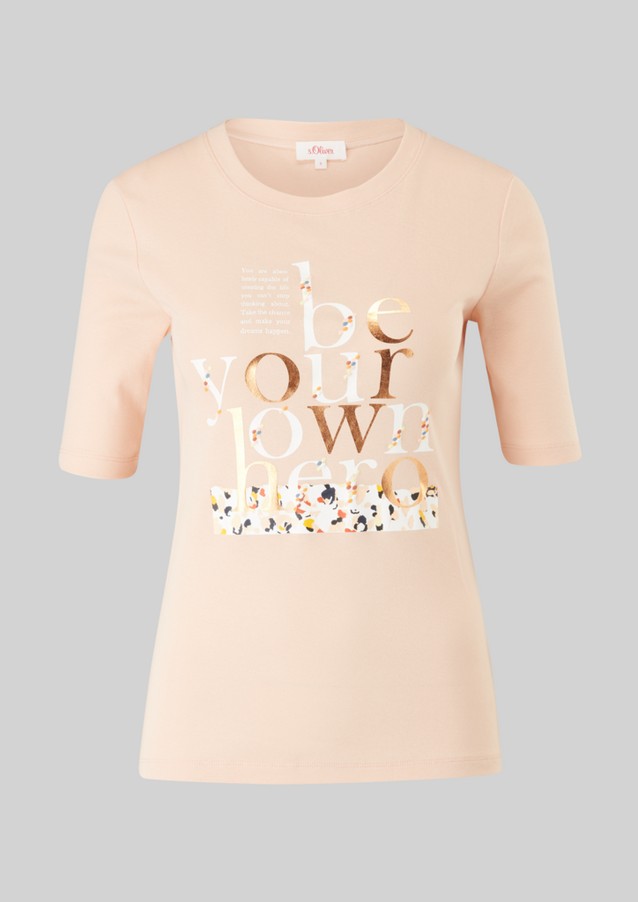 Damen Shirts & Tops | Baumwollshirt mit Frontprint - II70007