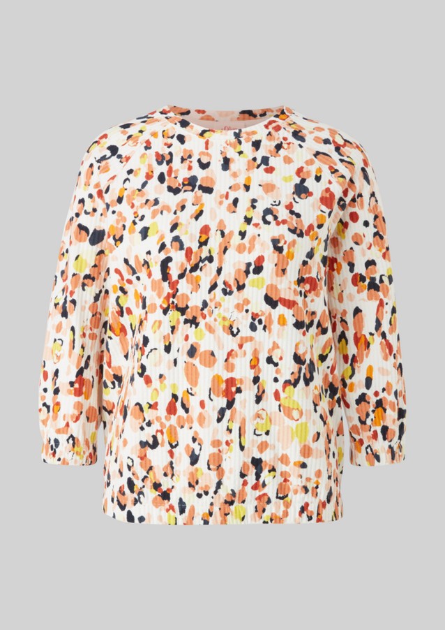 Damen Shirts & Tops | Gemustertes Shirt mit Gummizug - MV80844