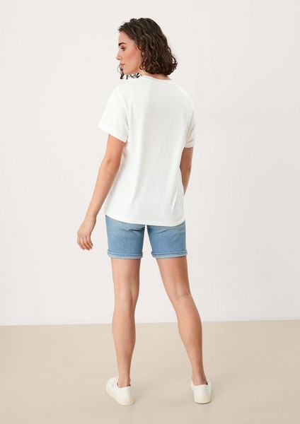 Damen Shirts & Tops | Jerseyshirt mit Statement-Print - KT79307