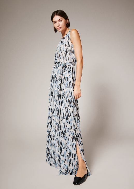 Maxi dress with an all-over pattern from comma
